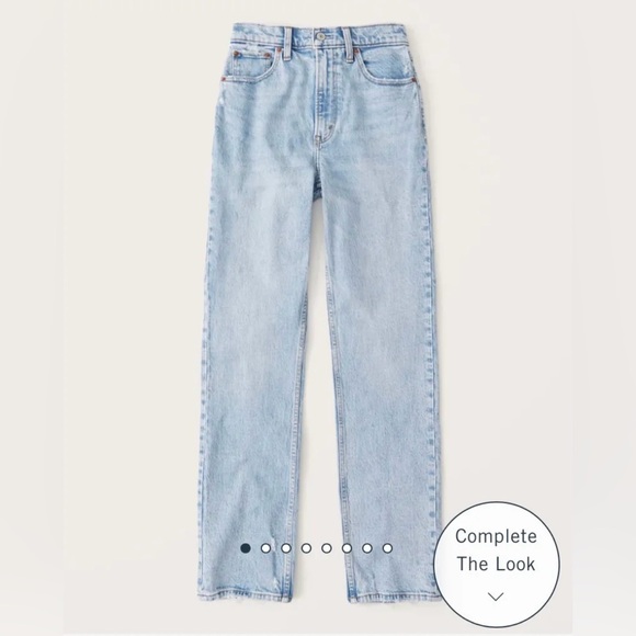 Abercrombie & Fitch Denim - Alercrombie & Fitch Ultra High Rise 90s Straight Jean